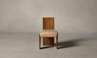 The Garrett Dining Chair - Tuscan Leather Camel