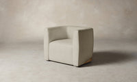 The Henri Swivel Chair - Merino Dusk