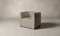 The Henri Swivel Chair - Merino Wheat