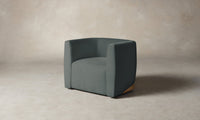 The Henri Swivel Chair - Mohair Fog