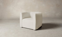 The Henri Swivel Chair - Performance Bouclé Polar