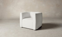 The Henri Swivel Chair - Performance Linen Weave Flour