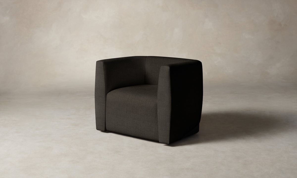 The Henri Swivel Chair - Performance Textural Weave Root