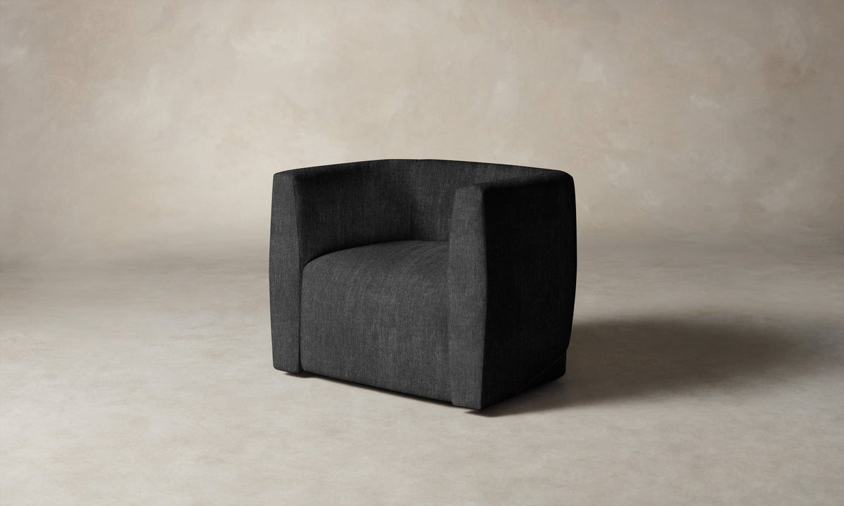 The Henri Swivel Chair - Performance Tweed Char