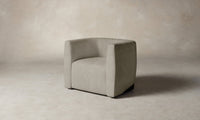 The Henri Swivel Chair - Performance Tweed Oatmeal