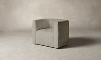 The Henri Swivel Chair - Performance Tweed Oatmeal