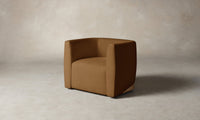 The Henri Swivel Chair - Performance Velvet Cider