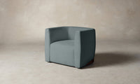 The Henri Swivel Chair - Performance Velvet Seafoam