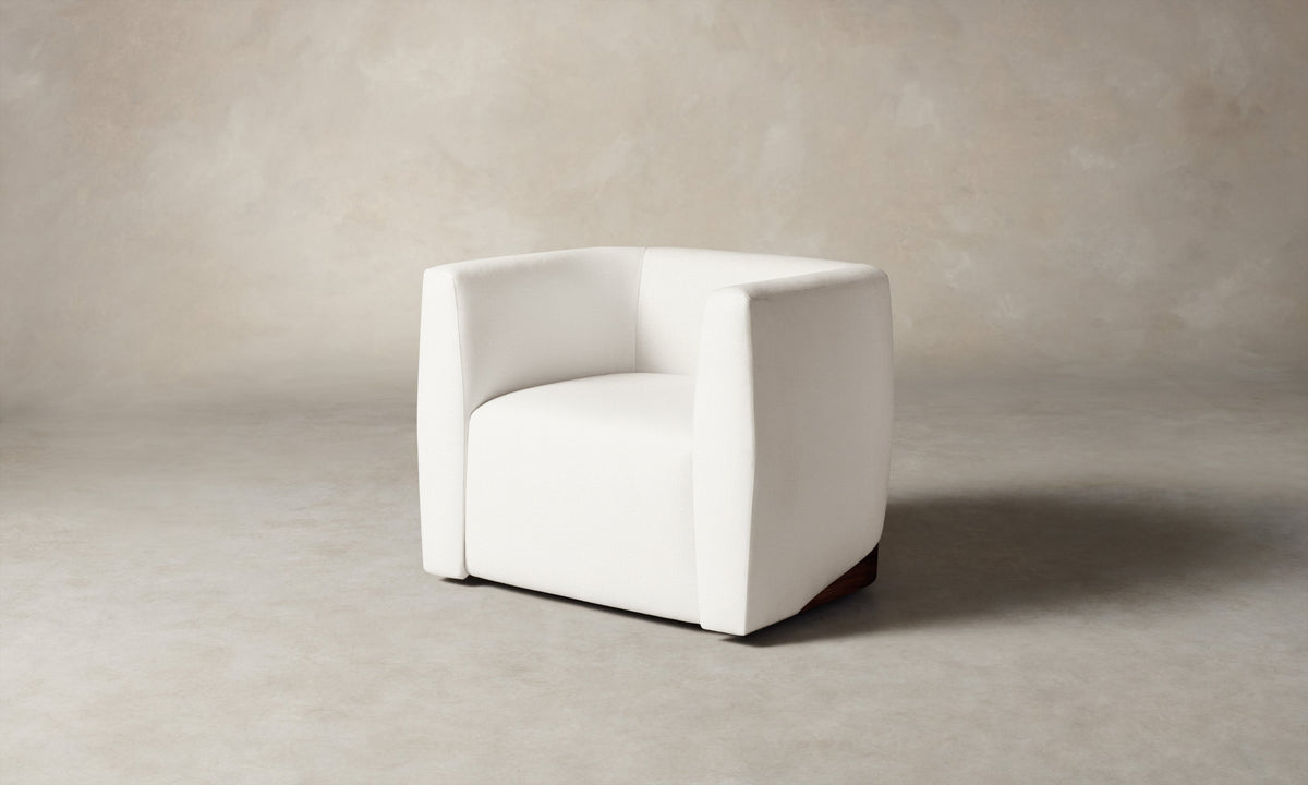 The Henri Swivel Chair - Performance Woven Chenille Lace