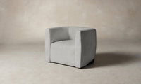 The Henri Swivel Chair - Woolen Bouclé Cliff