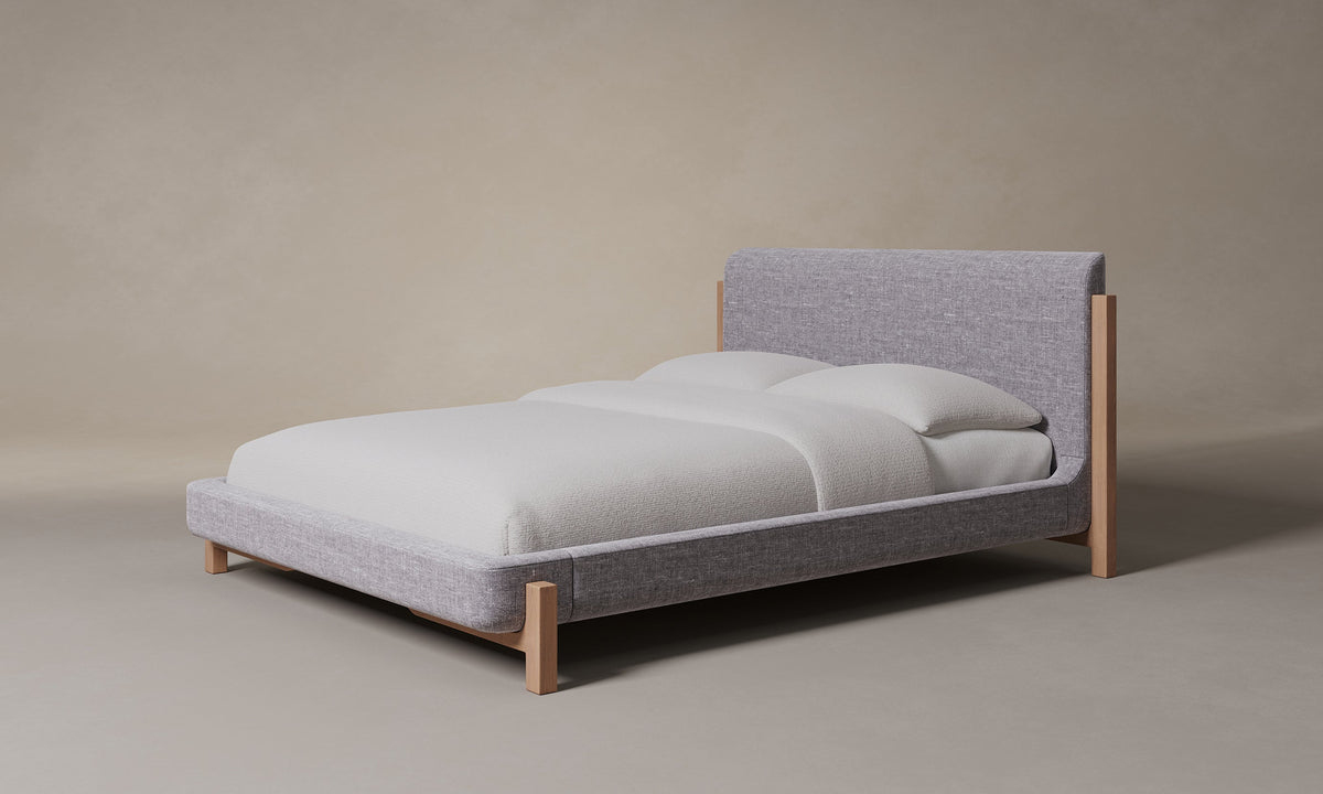 The Irene Bed - Heritage Belgian Linen Agate