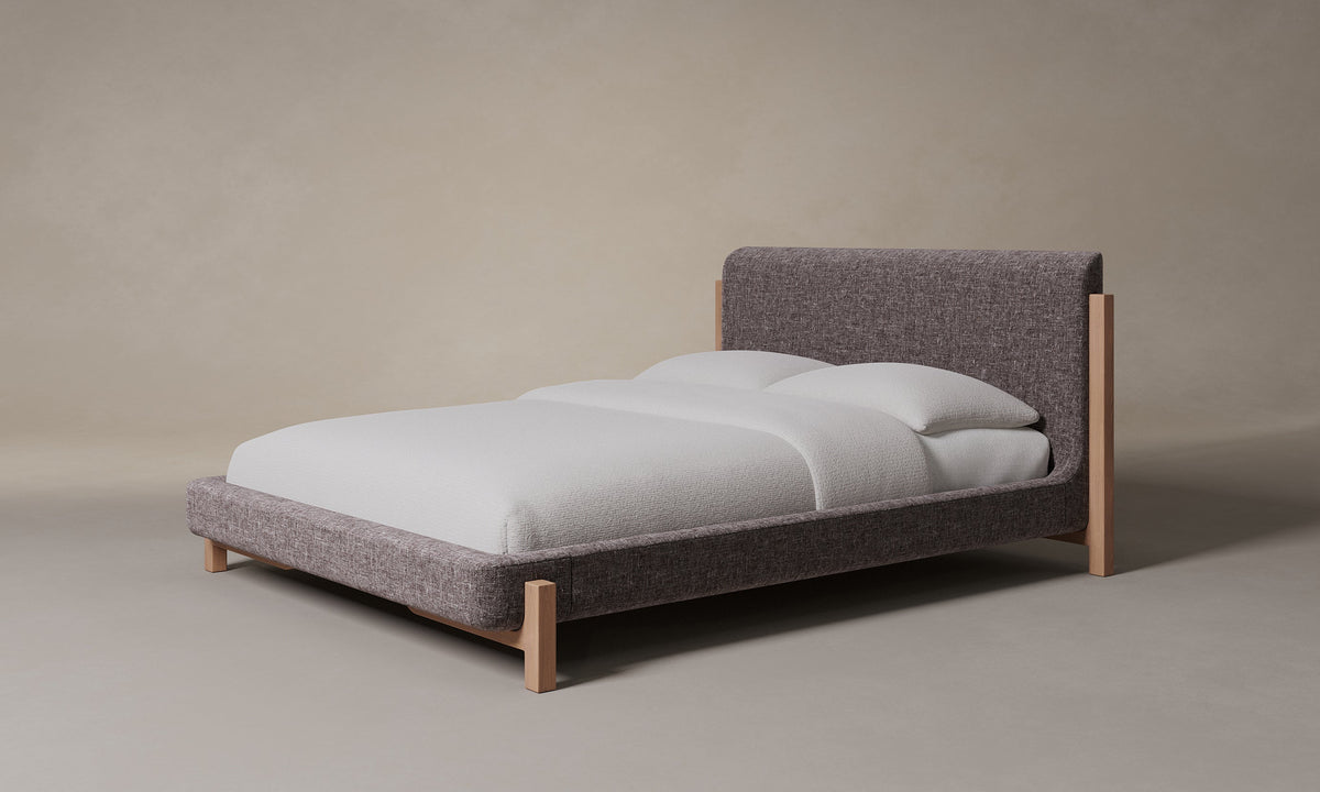 The Irene Bed - Heritage Belgian Linen Carob