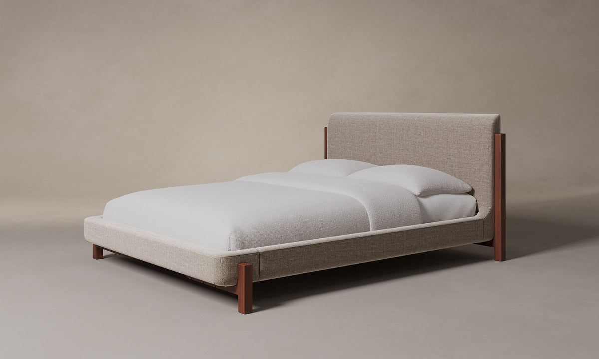 The Irene Bed - Heritage Belgian Linen Husk