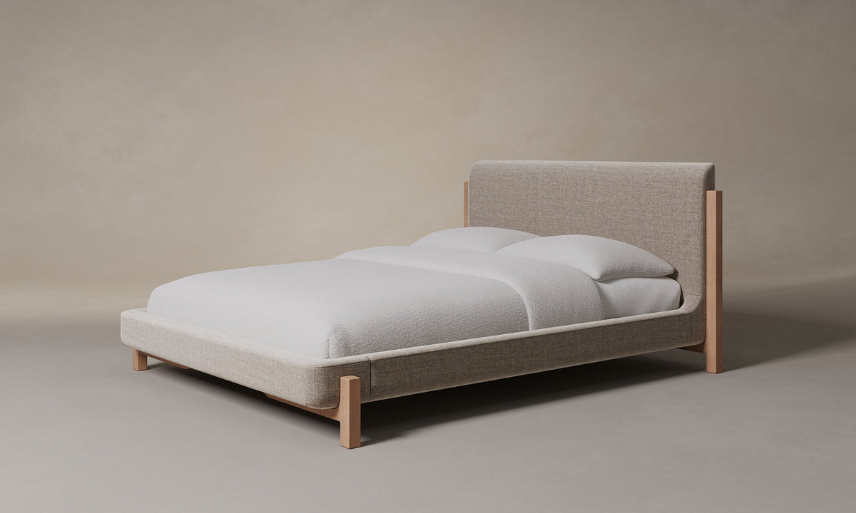 The Irene Bed - Heritage Belgian Linen Husk