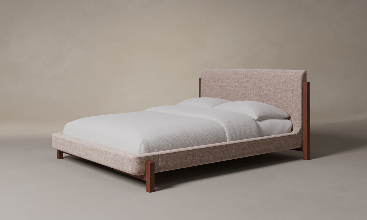 The Irene Bed - Heritage Belgian Linen Petal
