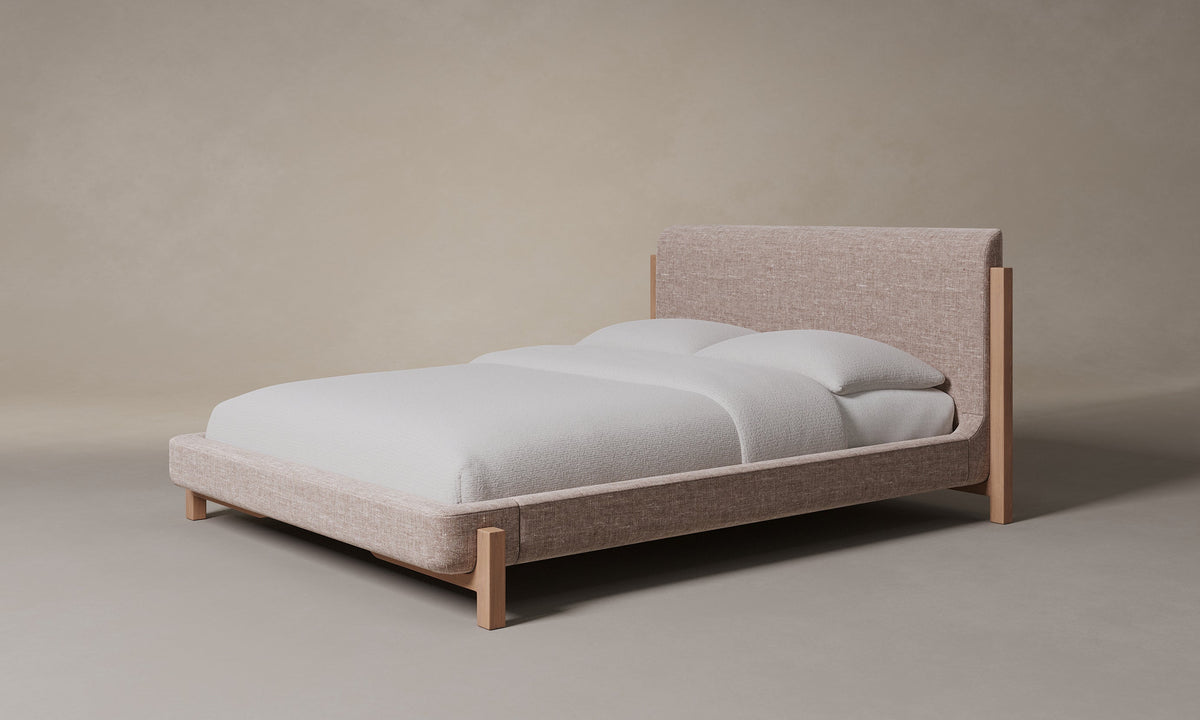 The Irene Bed - Heritage Belgian Linen Petal