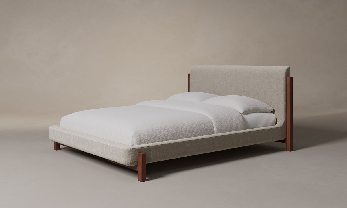 The Irene Bed - Performance Textural Weave Earthen