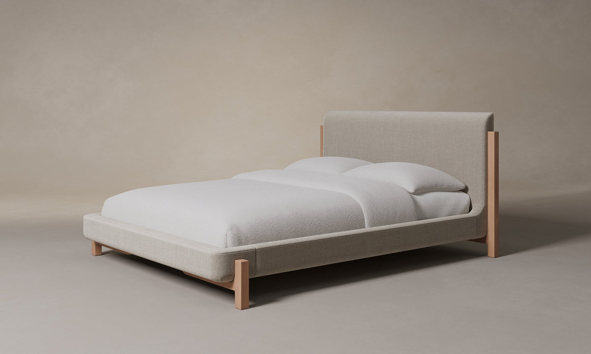 The Irene Bed - Performance Textural Weave Earthen