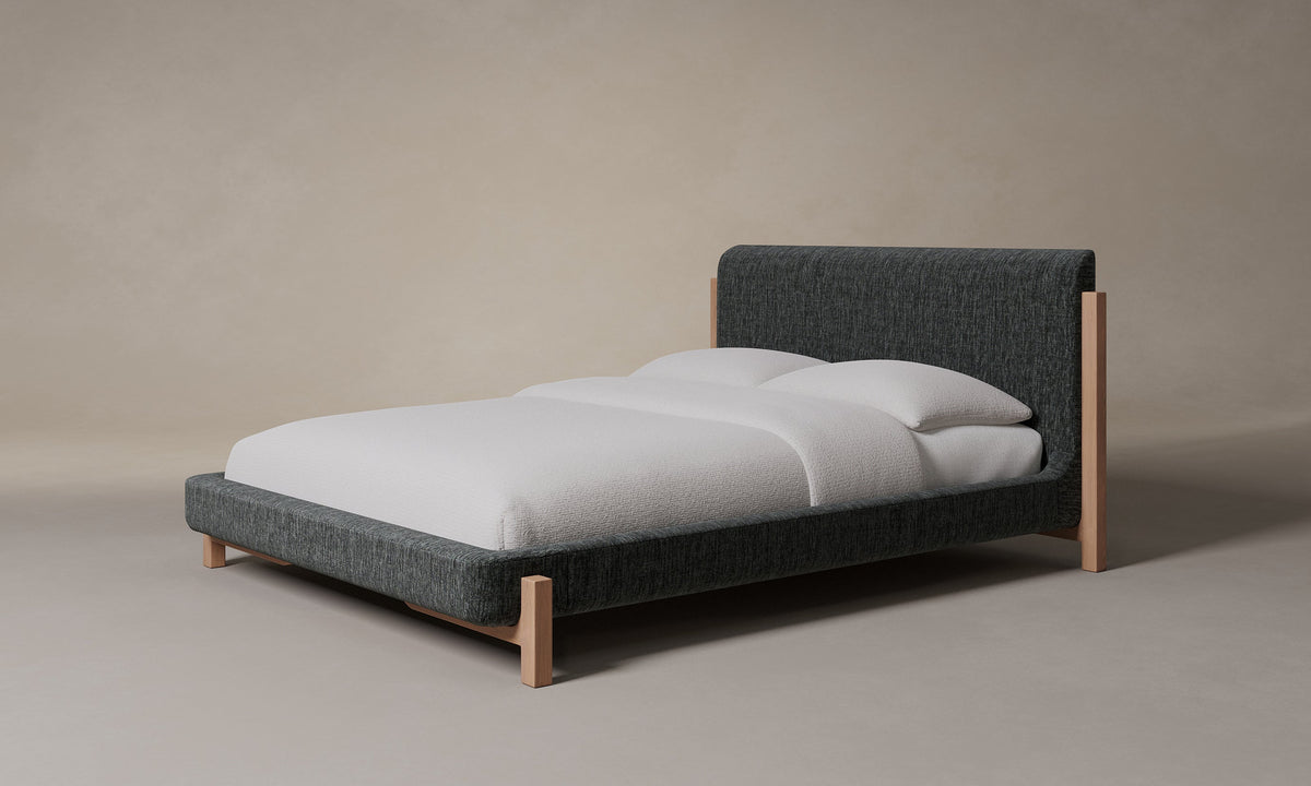 The Irene Bed - Performance Tweed Char
