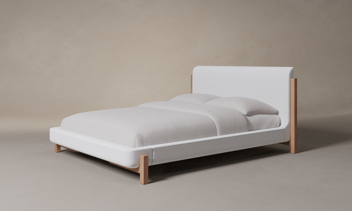 The Irene Bed - Performance Tweed Salt