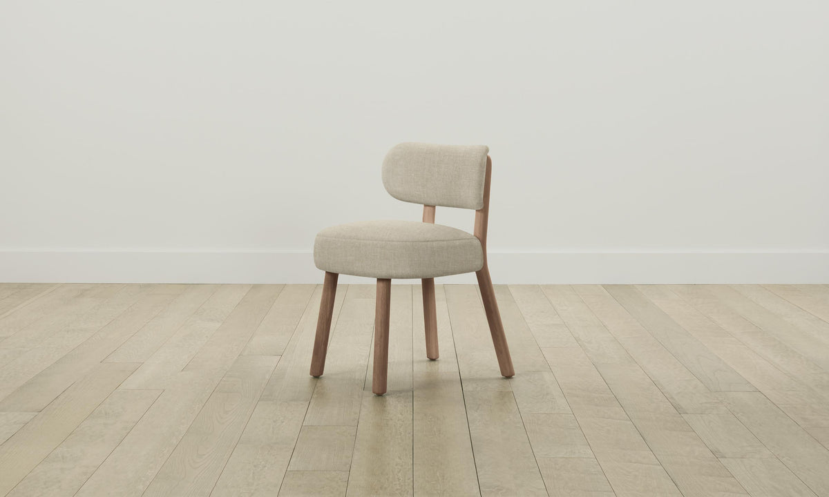 The Jane Dining Chair - Heritage Belgian Linen Alder