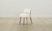 The Jane Dining Chair - Belgian Linen Egret