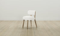 The Jane Dining Chair - Belgian Linen Egret