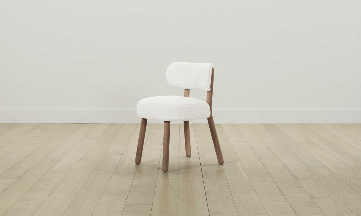 The Jane Dining Chair - Heritage Belgian Linen Egret