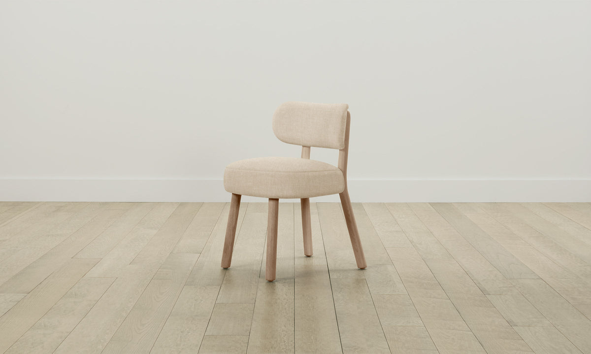 The Jane Dining Chair - Heritage Belgian Linen Husk