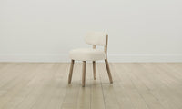 The Jane Dining Chair - Italian Bouclé White