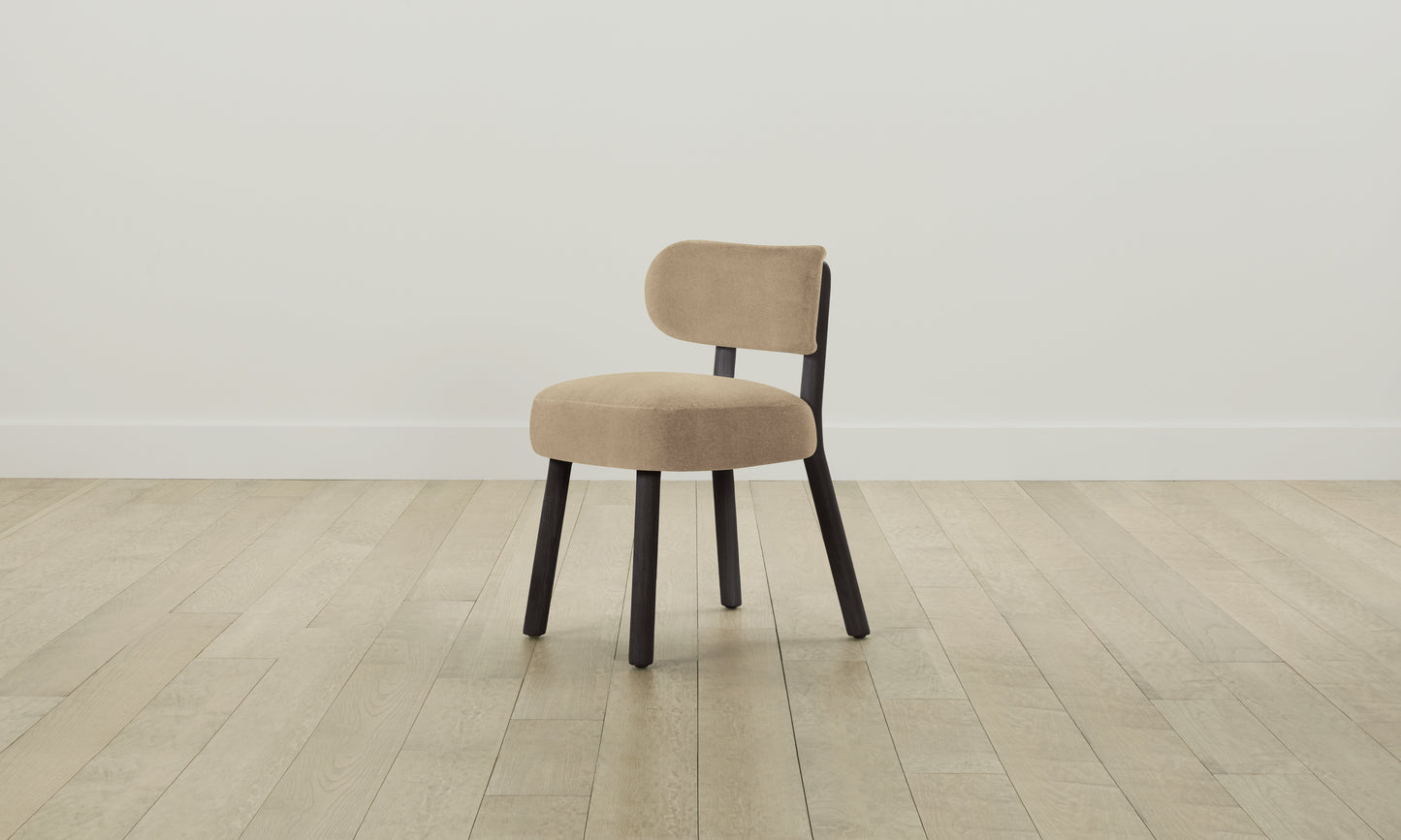 The Jane Dining Chair - Mohair Almond