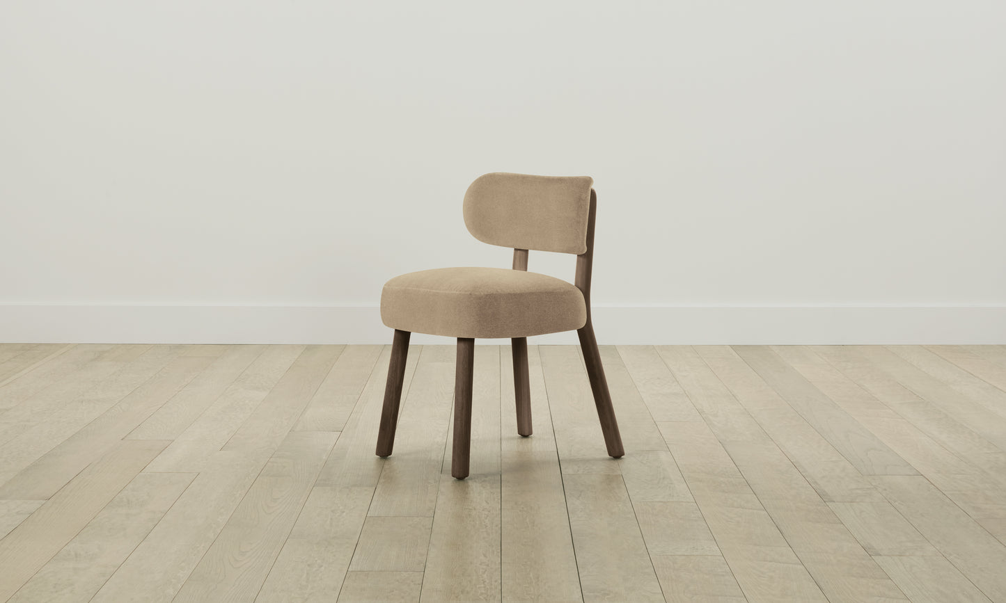 The Jane Dining Chair - Mohair Almond