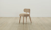 The Jane Dining Chair - Mohair Almond