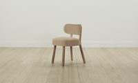 The Jane Dining Chair - Mohair Almond