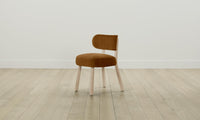 The Jane Dining Chair - Mohair Brown Sugar