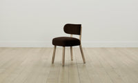 The Jane Dining Chair - Mohair Chocolate