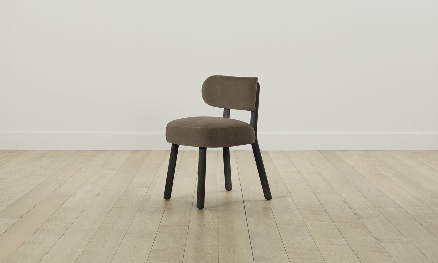 The Jane Dining Chair - Mohair Mink