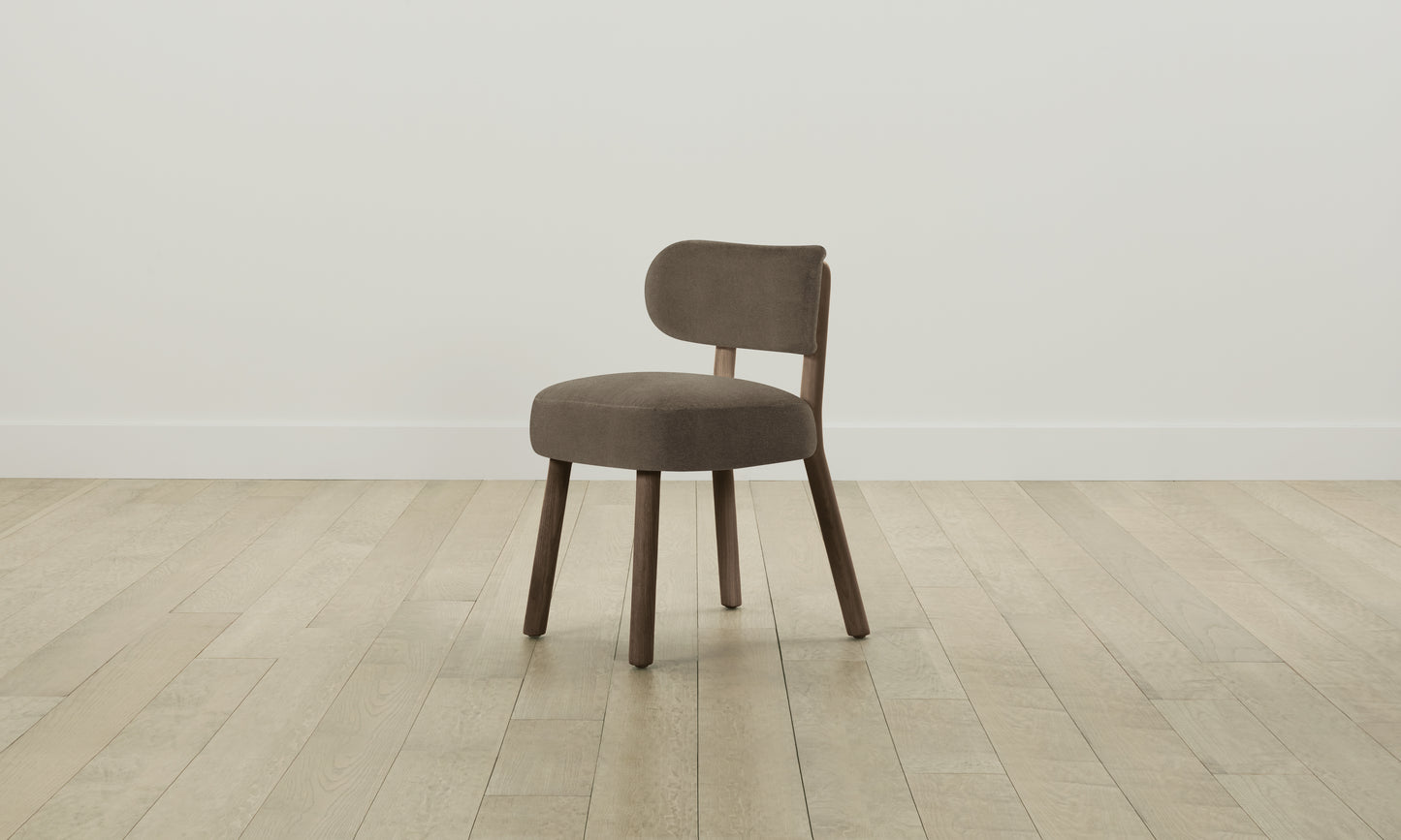 The Jane Dining Chair - Mohair Mink