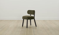 The Jane Dining Chair - Mohair Moss