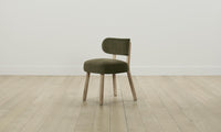 The Jane Dining Chair - Mohair Moss