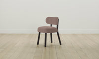 The Jane Dining Chair - Mohair Peony