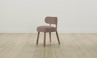 The Jane Dining Chair - Mohair Peony