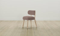 The Jane Dining Chair - Mohair Peony