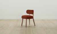 The Jane Dining Chair - Mohair Spice