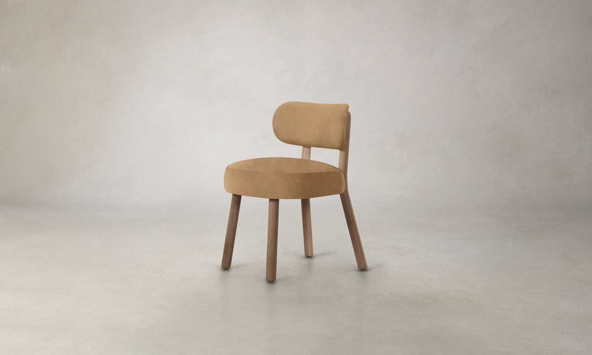 The Jane Dining Chair - Nubuck Leather Rye