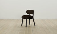 The Jane Dining Chair - Nubuck Leather Espresso