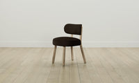 The Jane Dining Chair - Nubuck Leather Espresso