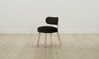 The Jane Dining Chair - Nubuck Leather Espresso