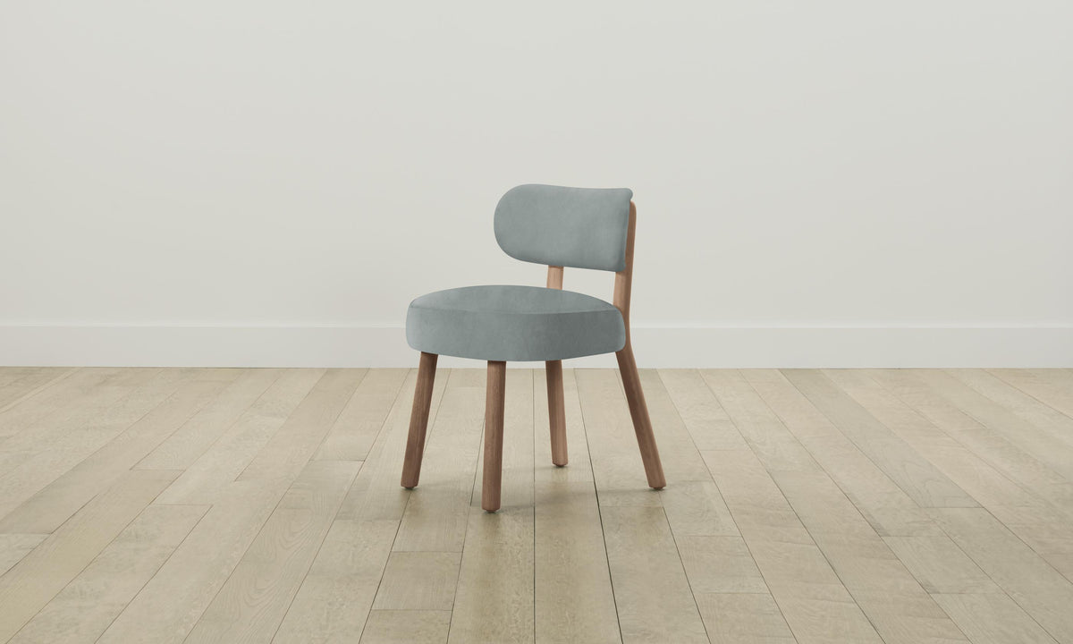 The Jane Dining Chair - Nubuck Leather Tide