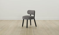 The Jane Dining Chair - Pebbled Leather Ash